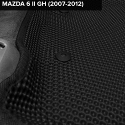 3D коврики EVA с бортами Mazda 6 II GH седан, лифтбек, универсал (2007-2012)