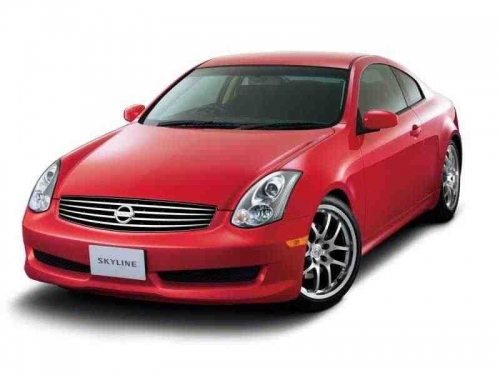 2D коврики EVA в салон на Nissan Skyline XI V35 купе, правый руль (2003-2004)