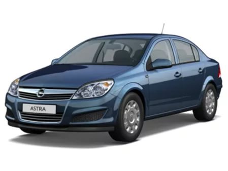 2D коврики EVA в салон и багажник на Opel Astra H седан (2004-2014)