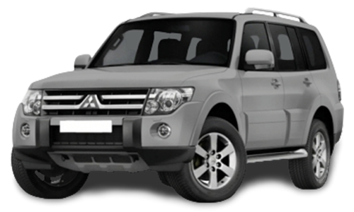 2D коврики EVA в салон и багажник  на Mitsubishi Pajero IV 5D 7 мест (2006-н.в.)