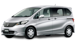 2D коврики EVA в салон и багажник на Honda Freed I Hybrid, правый руль, с диваном на 2-ом ряду (2008-2016)