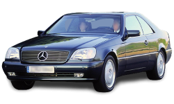 2D коврики EVA в салон и багажник  на Mercedes-Benz S C140 (1992-1999)