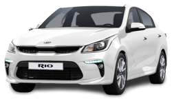 3D коврики EVA с бортами в салон на Kia Rio IV (2017-н.в.)