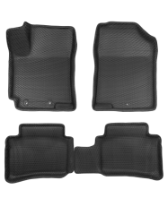 3D коврики EVA с бортами в салон  на Hyundai Solaris I седан, хэтчбек (2010-2017)